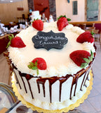 Strawberry and Cream Cake