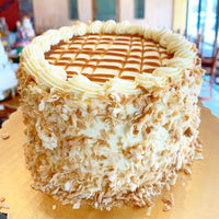 Italian Caramel Cream Cake