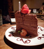 Chocolate (Flourless) Cake Slice